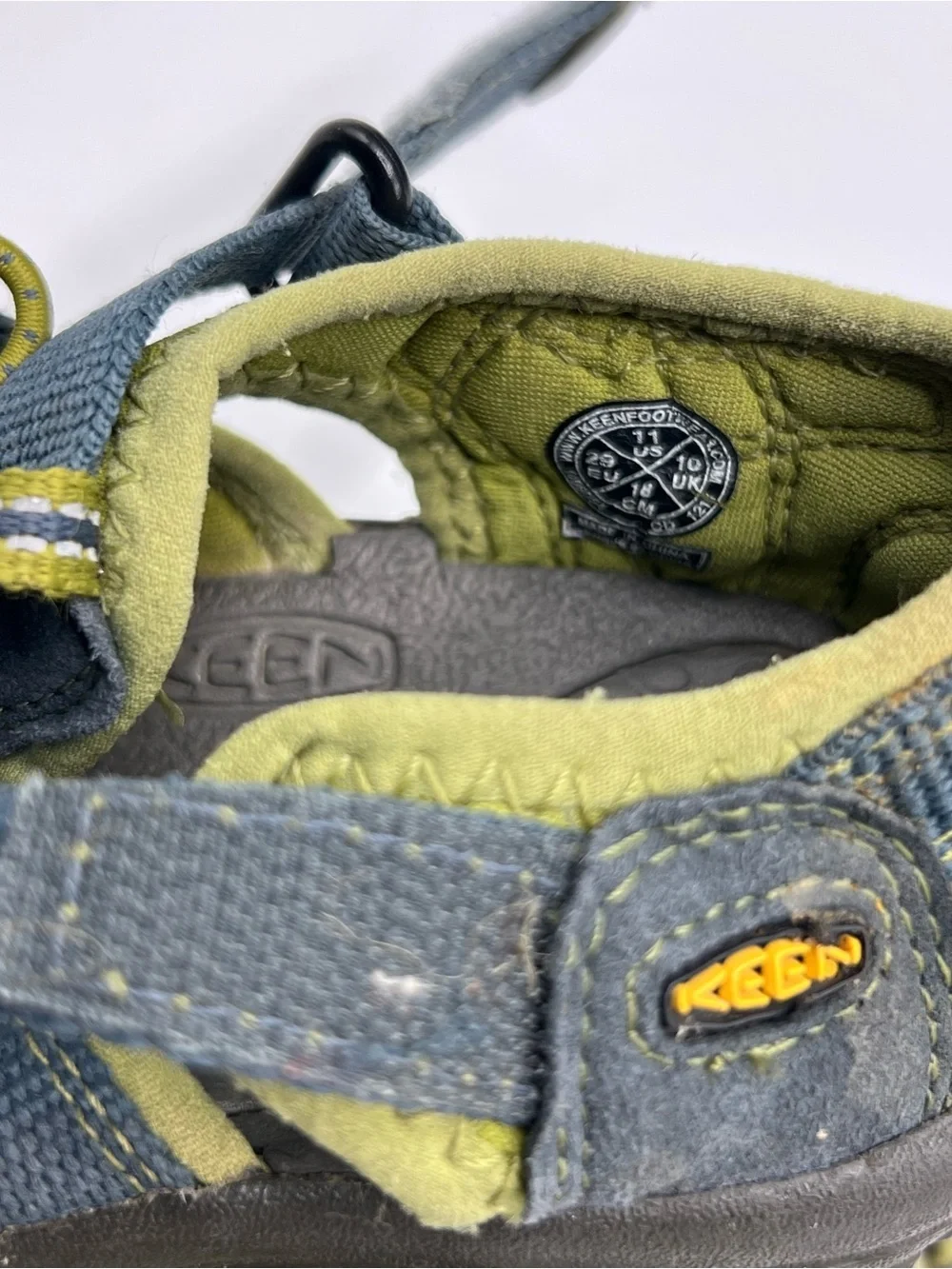 Keen Kids Blue and Green Closed-Toe Sport Sandals
